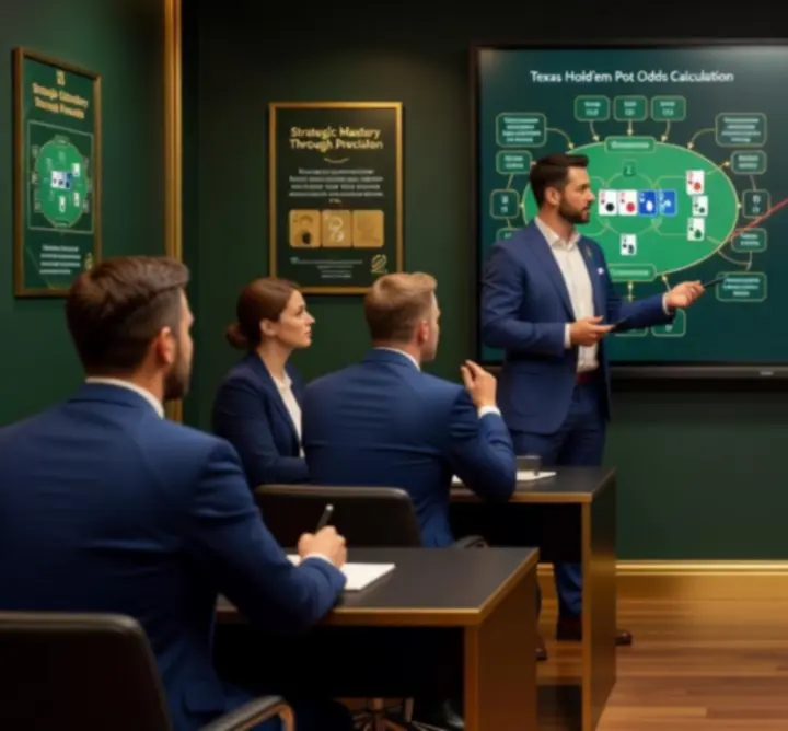 Mentorok stratégiai póker és sakk helyzeteket magyaráznak a hallgatóknak